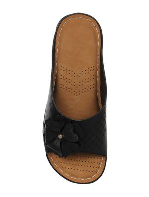black slippers flip flops - 16640357 - Standard Image - 3
