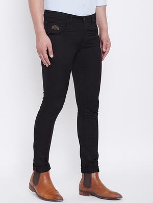 black plain denim jeans - 16640381 - Standard Image - 3
