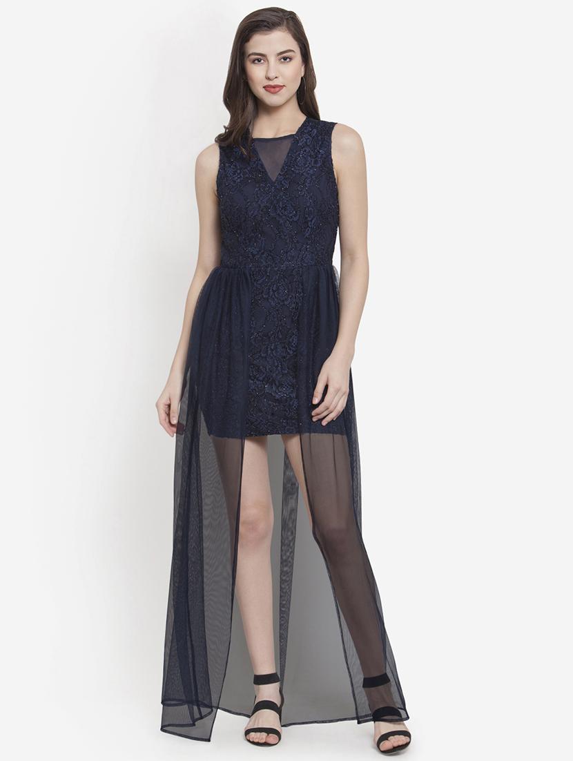 floral laced cocktail dress - 16641818 - Zoom Image - 3