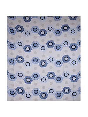 cotton double bedsheet with two pillow cover - 16641899 - Standard Image - 3