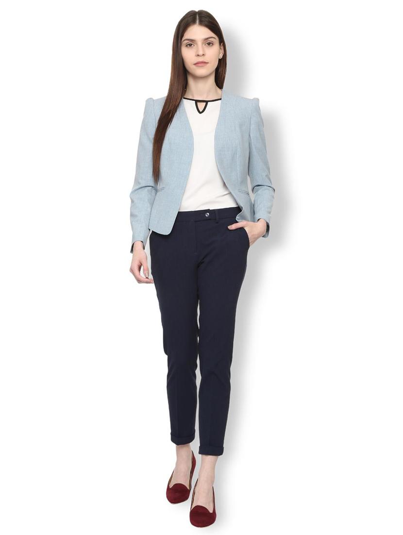 pocket slit solid blazer - 16642400 - Zoom Image - 3