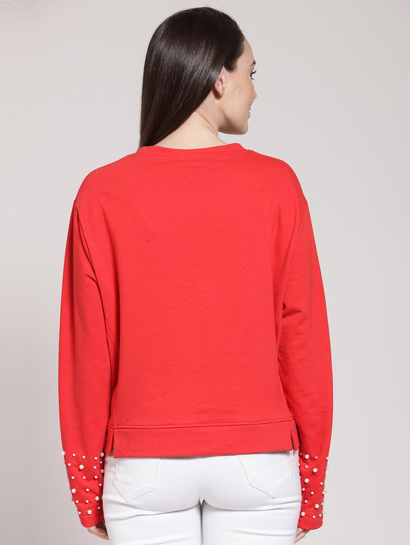 crew neck embellished pullover - 16642812 - Zoom Image - 3