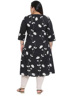 floral printed a-line kurta - 16642936 - Standard Image - 3