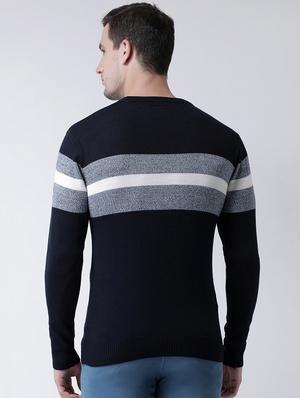 navy blue striped pullover - 16643031 - Standard Image - 3