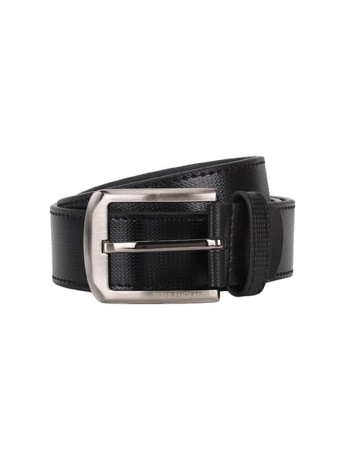 black leatherette belt - 16643061 - Standard Image - 1