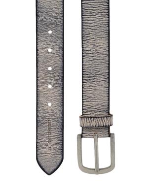 grey leather belt - 16643062 - Standard Image - 3