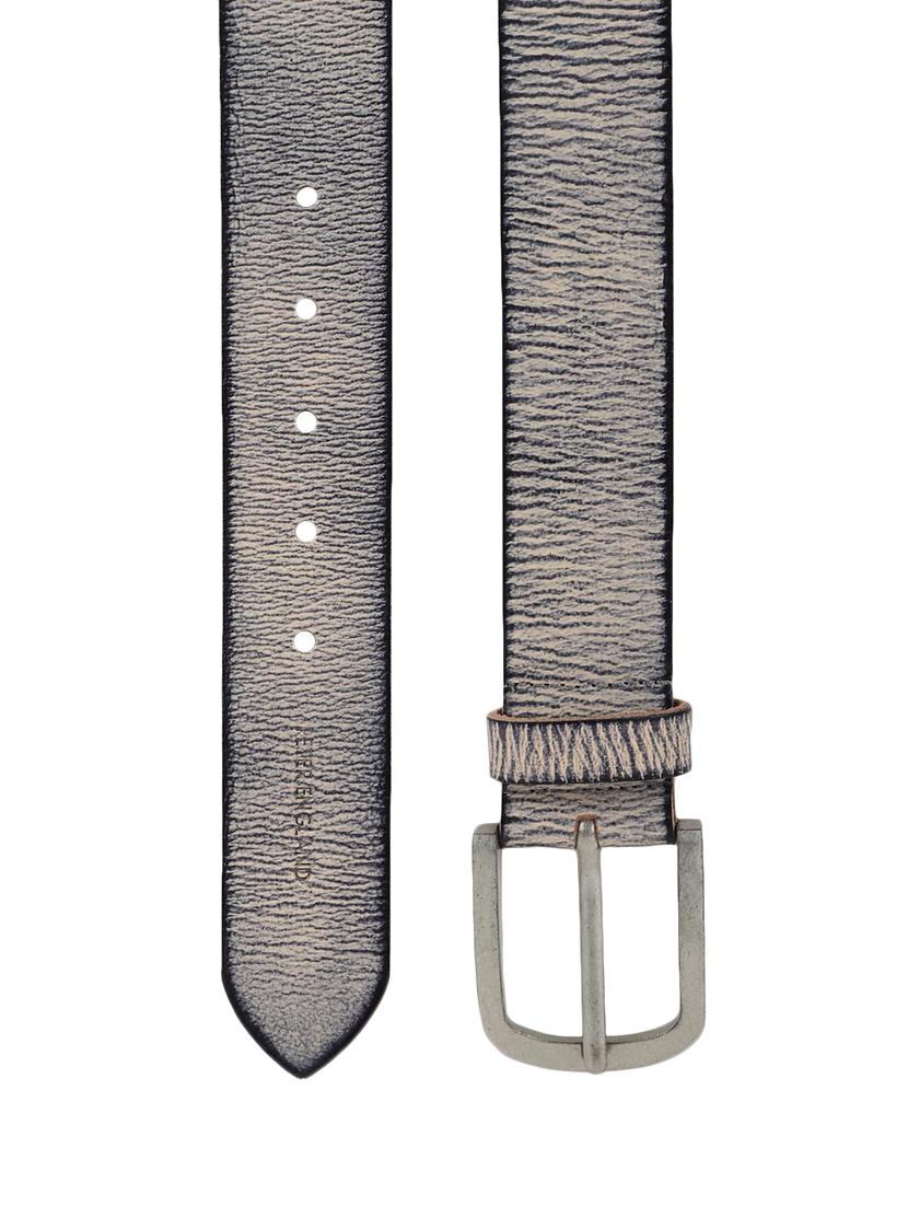 grey leather belt - 16643062 - Zoom Image - 3