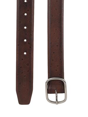 brown leather belt - 16643063 - Standard Image - 3