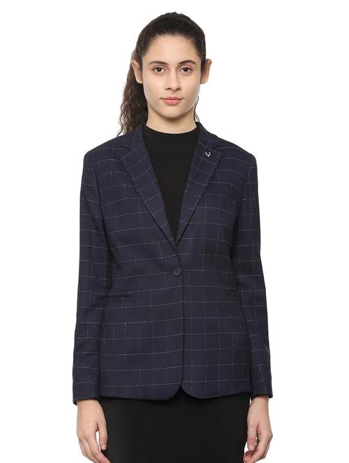 lapel neck checkered blazer - 16643067 - Very Small Image - 1