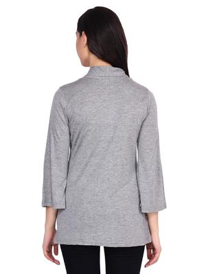 grey solid shrug - 16643368 - Standard Image - 3