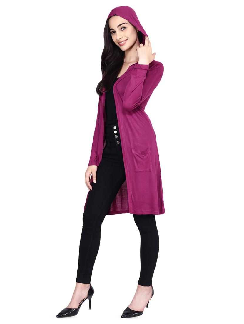 long sleeved solid shrug - 16643387 - Zoom Image - 3