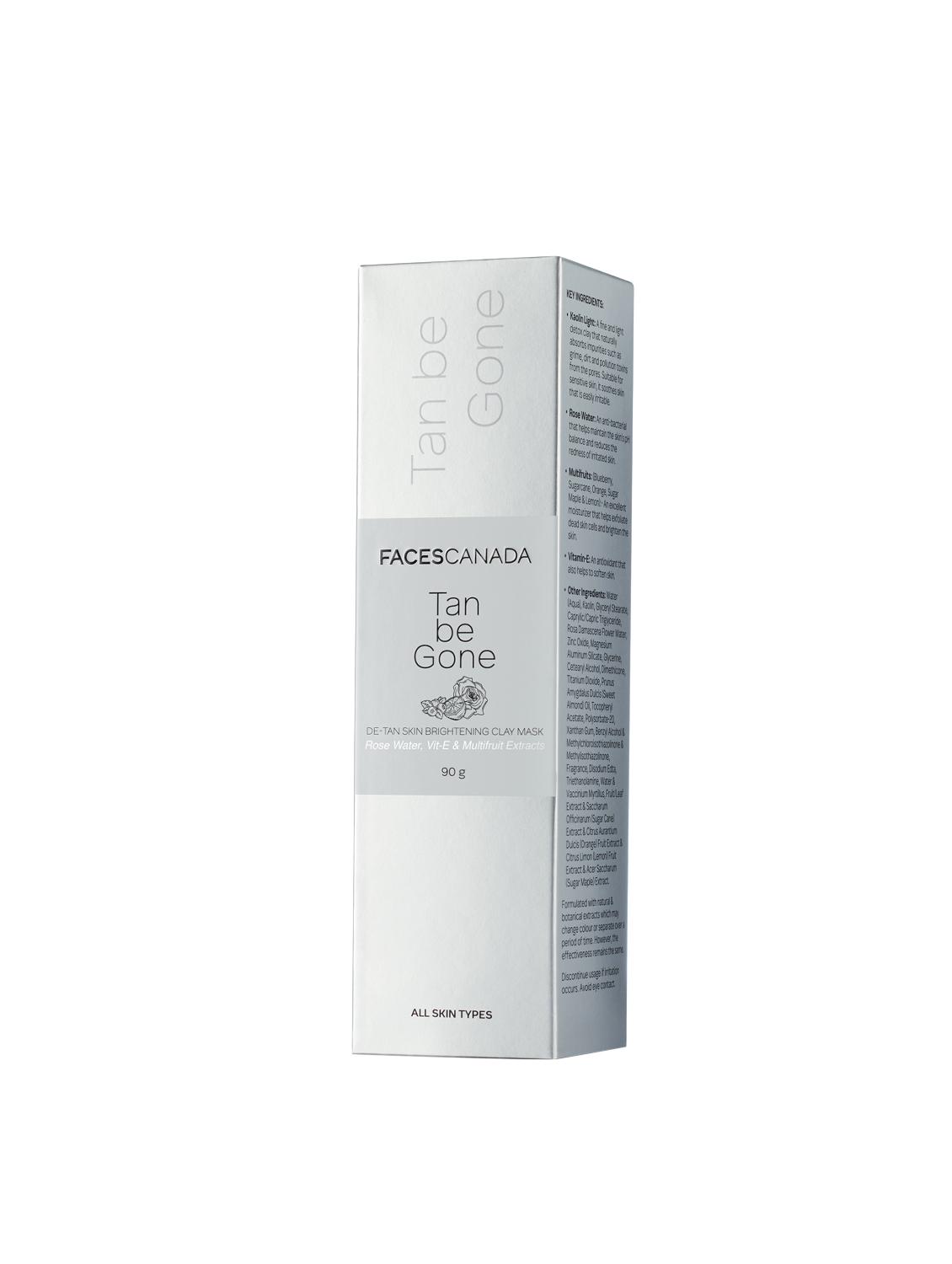 faces canada tan be gone de tan skin brightening clay mask - 16643612 - Zoom Image - 3