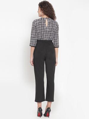 tie front full leg jumpsuit - 16643681 - Standard Image - 3