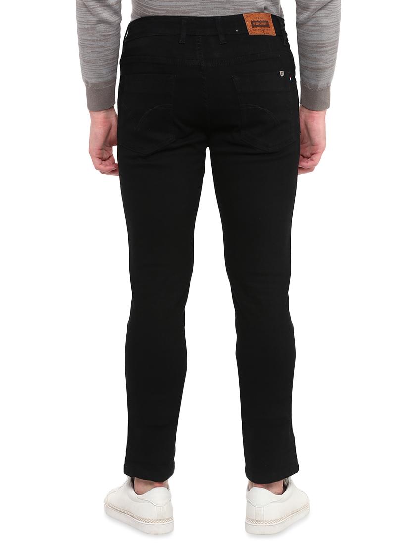 black solid plain jeans - 16643827 - Zoom Image - 3
