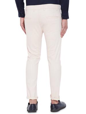 off white striped chinos - 16643839 - Standard Image - 3