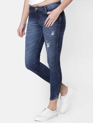 skinny fit stone washed jeans - 16643892 - Standard Image - 3