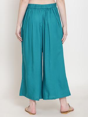 solid straight palazzo - 16645029 - Standard Image - 3