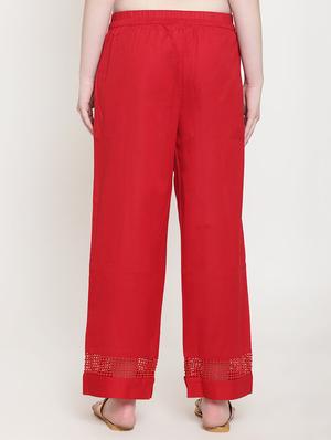 solid flared palazzo - 16645037 - Standard Image - 3