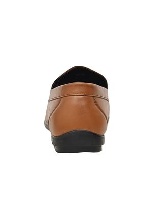 tan leather slip on loafers - 16645435 - Standard Image - 3