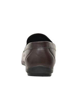 brown leather slip on loafers - 16645436 - Standard Image - 3