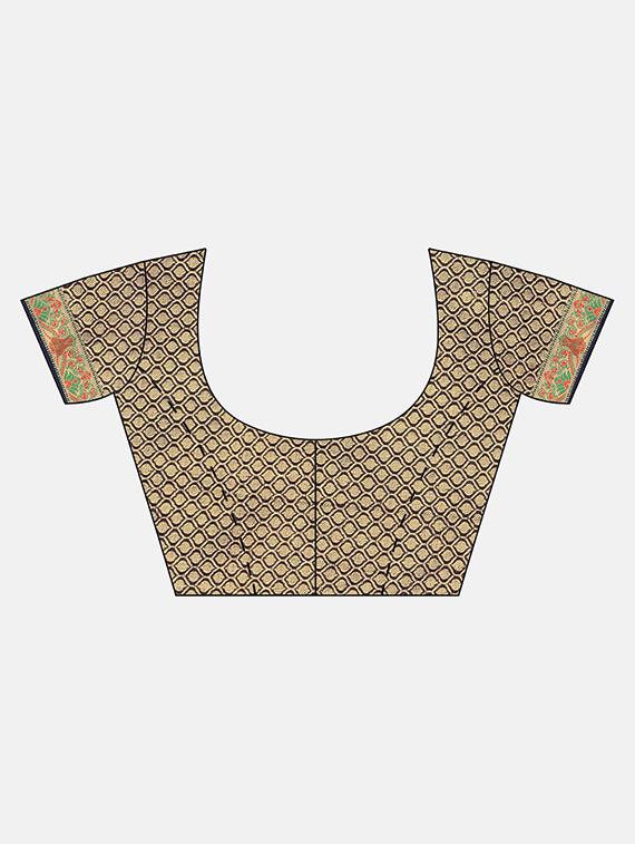 zari banarasi saree with blouse - 16645645 - Zoom Image - 3