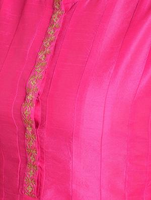 embroidered kalidaar kurta with pant set - 16645791 - Standard Image - 6
