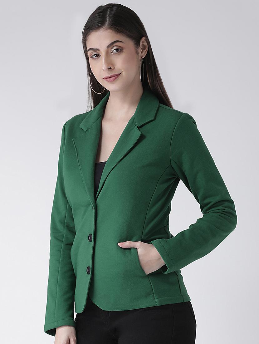 lapel neck pocket slit jacket - 16645819 - Zoom Image - 3