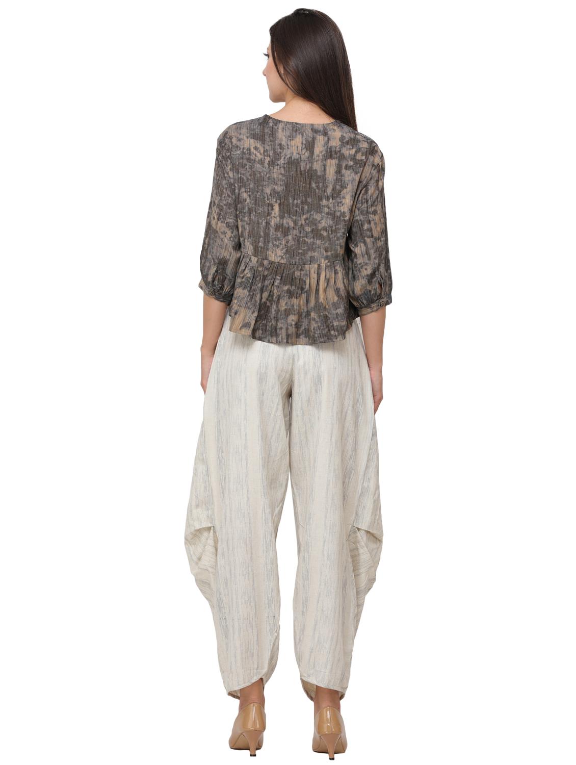 printed flared kurti - 16646325 - Zoom Image - 3