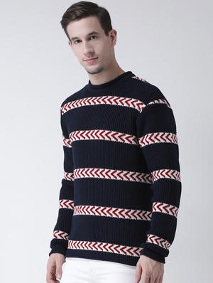 navy blue striped pullover - 16646603 - Standard Image - 3