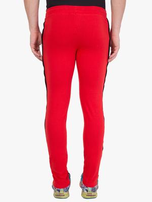 red side striped full length track pant - 16648498 - Standard Image - 3