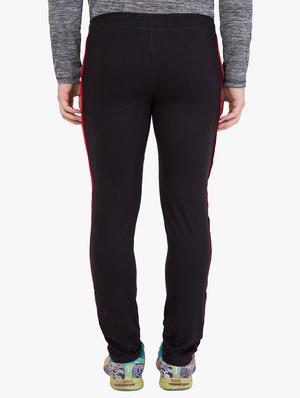 black side striped full length track pant - 16648500 - Standard Image - 3