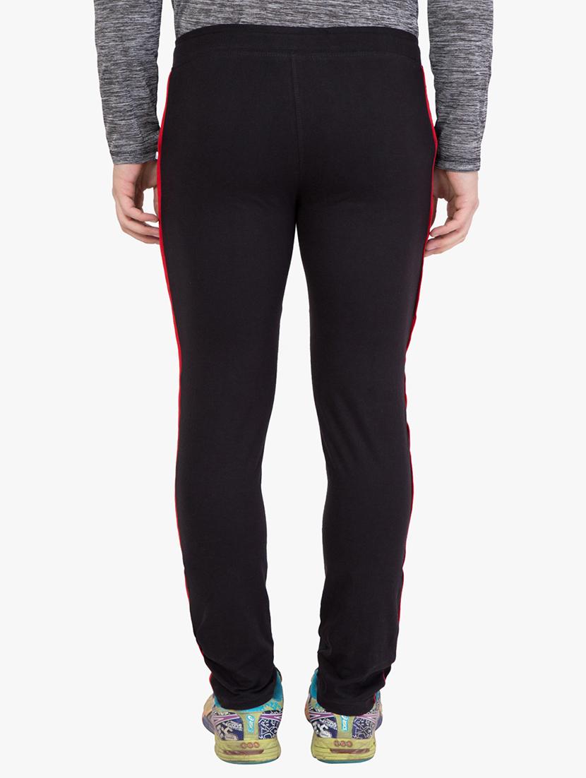 black side striped full length track pant - 16648500 - Zoom Image - 3