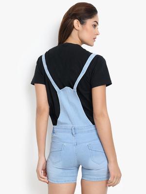 stone washed denim dungaree - 16649373 - Standard Image - 3