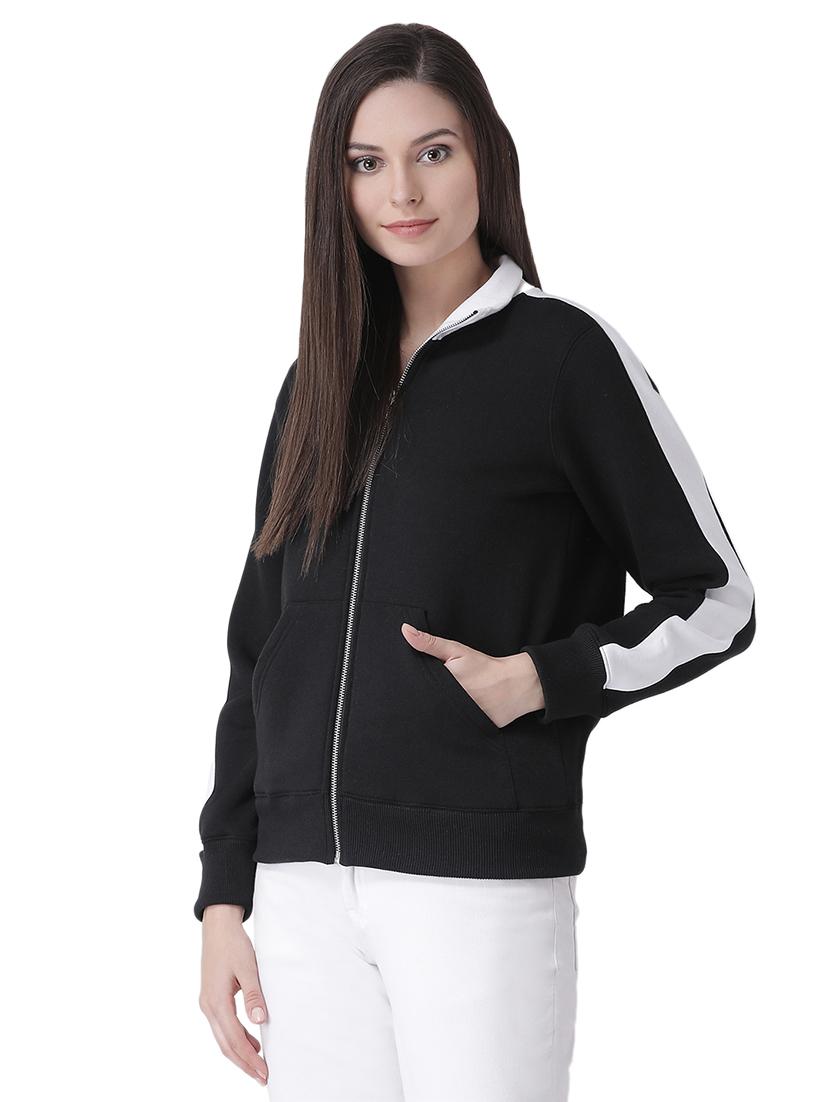 contrast strap long sleeved jacket - 16649488 - Zoom Image - 3