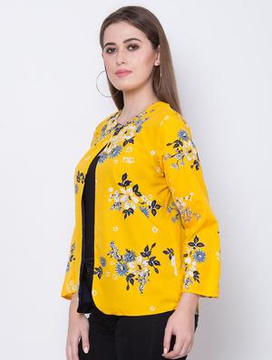 long sleeved floral summer jacket - 16649552 - Standard Image - 3