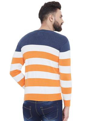 orange striped pullover - 16649584 - Standard Image - 3