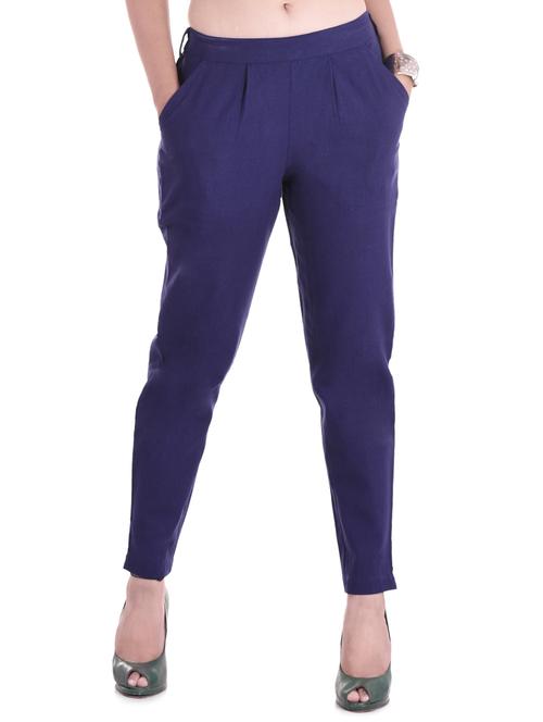 high rise pleated trouser - 16649985 - Standard Image - 1