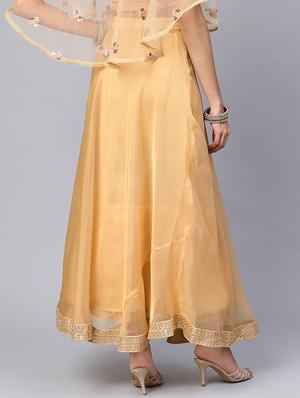 solid flared skirt - 16650185 - Standard Image - 3