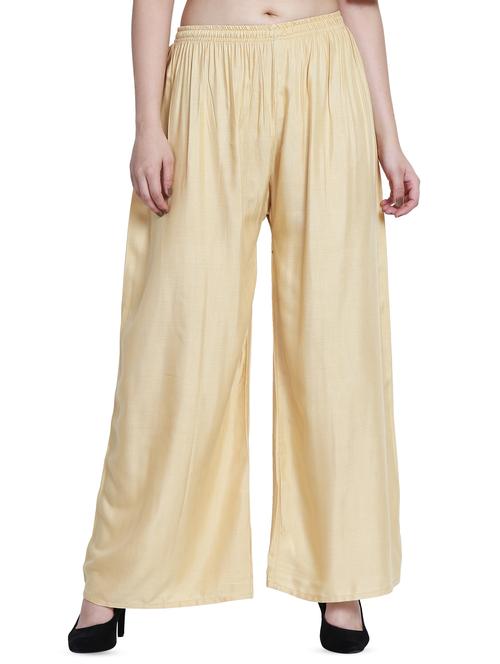 high rise solid palazzo - 16650550 - Standard Image - 1