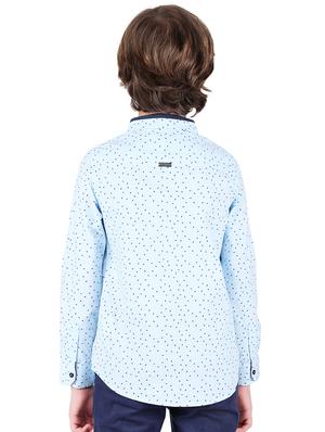 blue cotton shirt - 16650651 - Standard Image - 3