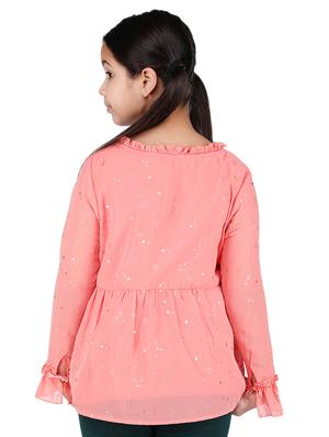 tie knot long sleeved top - 16650735 - Standard Image - 3