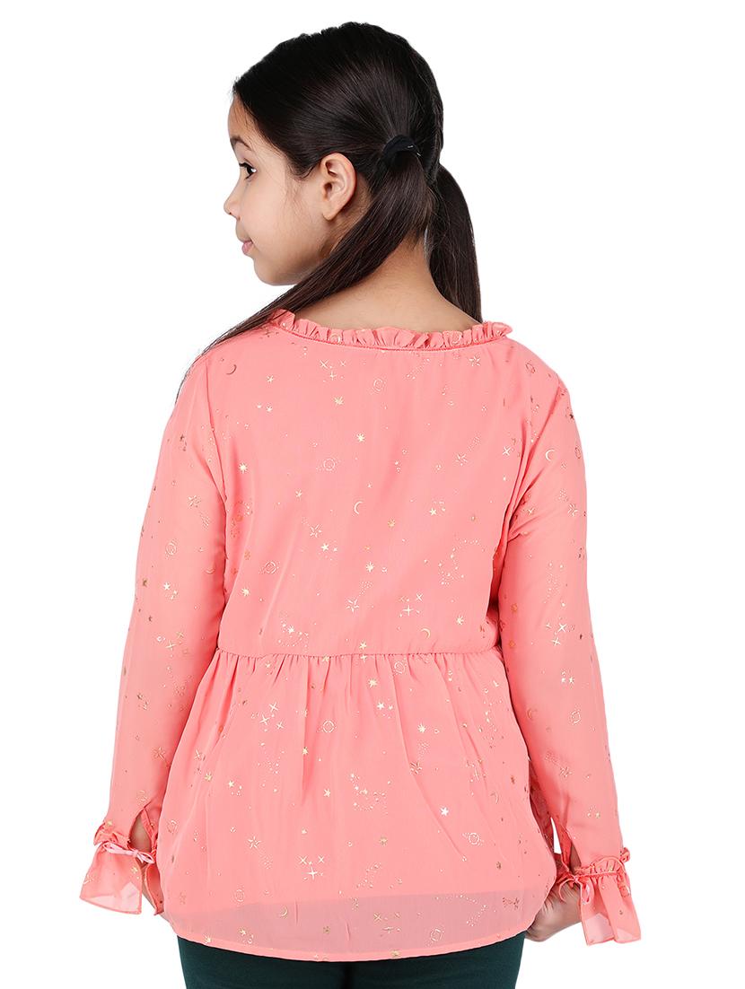 tie knot long sleeved top - 16650735 - Zoom Image - 3