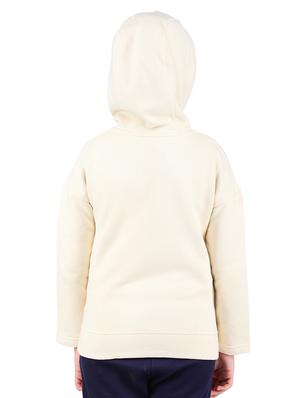 beige quirky patch hooded sweatshirt - 16650754 - Standard Image - 3