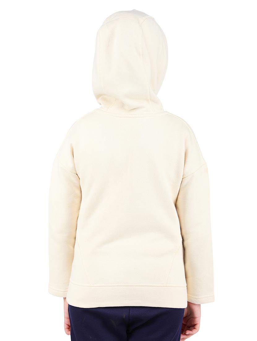 beige quirky patch hooded sweatshirt - 16650754 - Zoom Image - 3