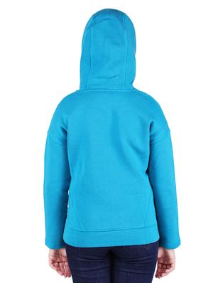 blue quirky patch hooded sweatshirt - 16650755 - Standard Image - 3