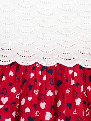 red cotton frock - 16651224 - Standard Image - 3