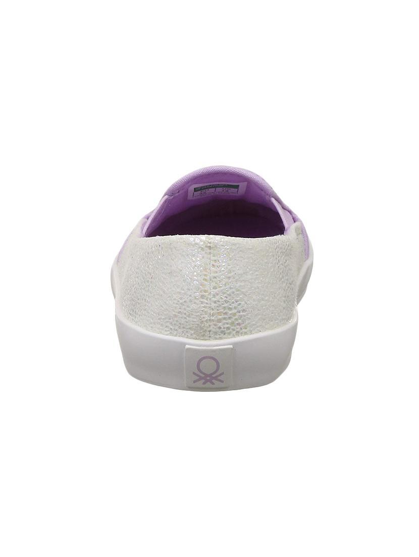 white leather slip on casual shoes - 16651448 - Zoom Image - 3