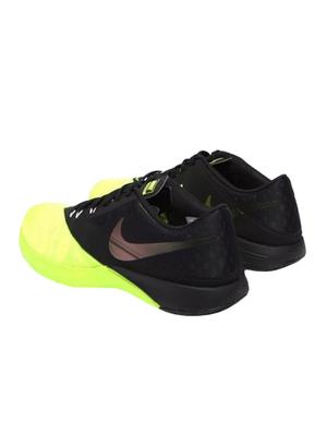 black mesh lace up sport shoes - 16651671 - Standard Image - 3