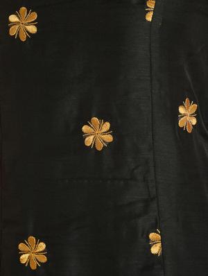 embroidered chanderi a-line kurta - 16654282 - Standard Image - 6