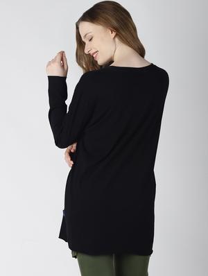long sleeved solid tee - 16654601 - Standard Image - 3